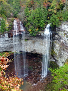 Fall Creek Falls.  All the rain made for some spectacular waterfalls.