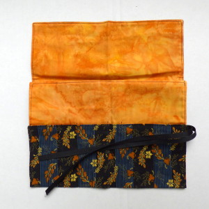 Blue Stripes and Leaves