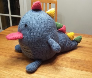 He doesn't have a name yet, but Jellybean insists his tongue be sticking out at all times. Ha!