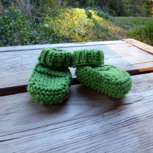Baby Booties - Gansey